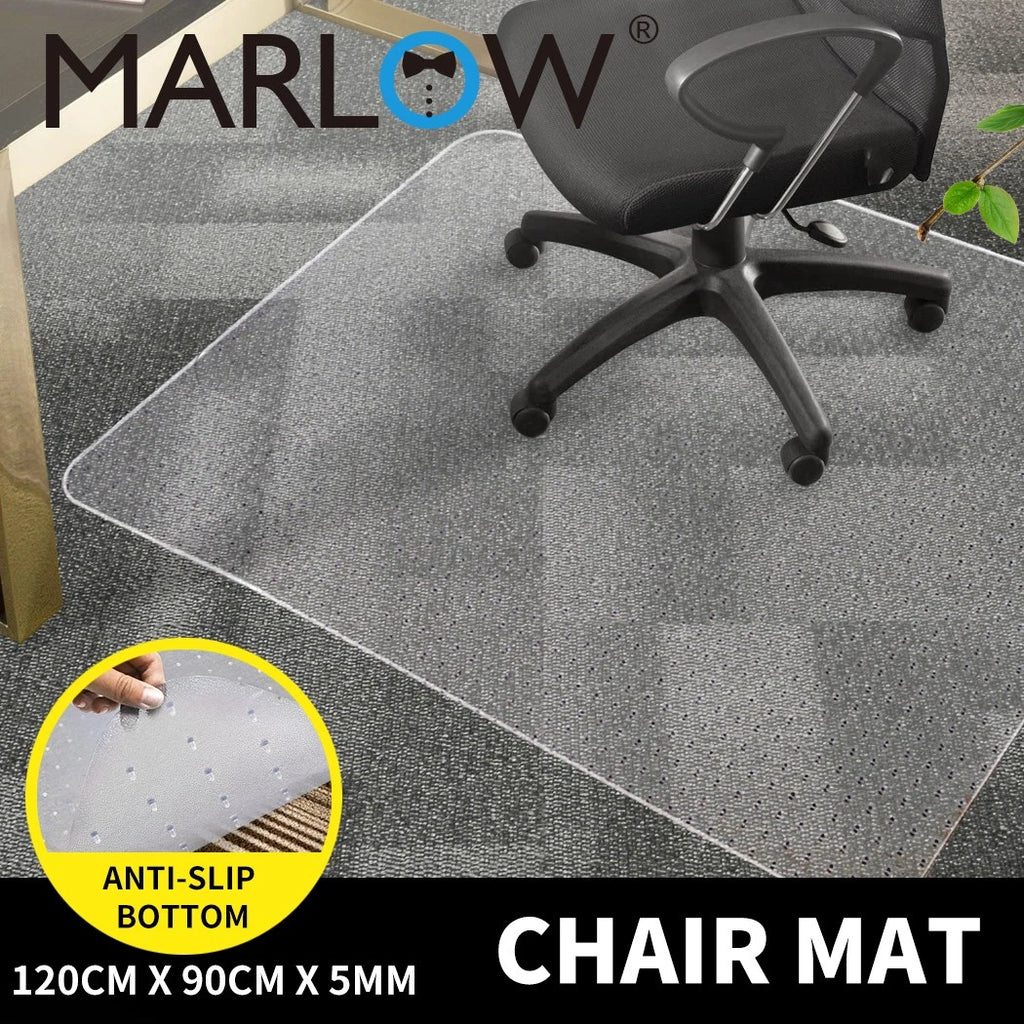 Computer Chair Mat | Home Office Carpet Floor PVC Protector Hard Wood Chairmat | PVC Plastic Carpet Protector