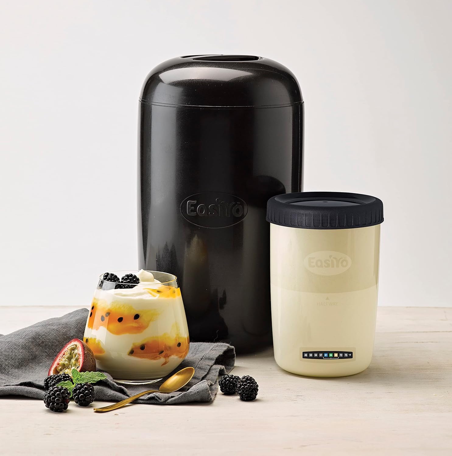 1kg Easy Yoghurt Maker No Fridge Power Benchtop Kitchen Yoghurt Fermenter Manual