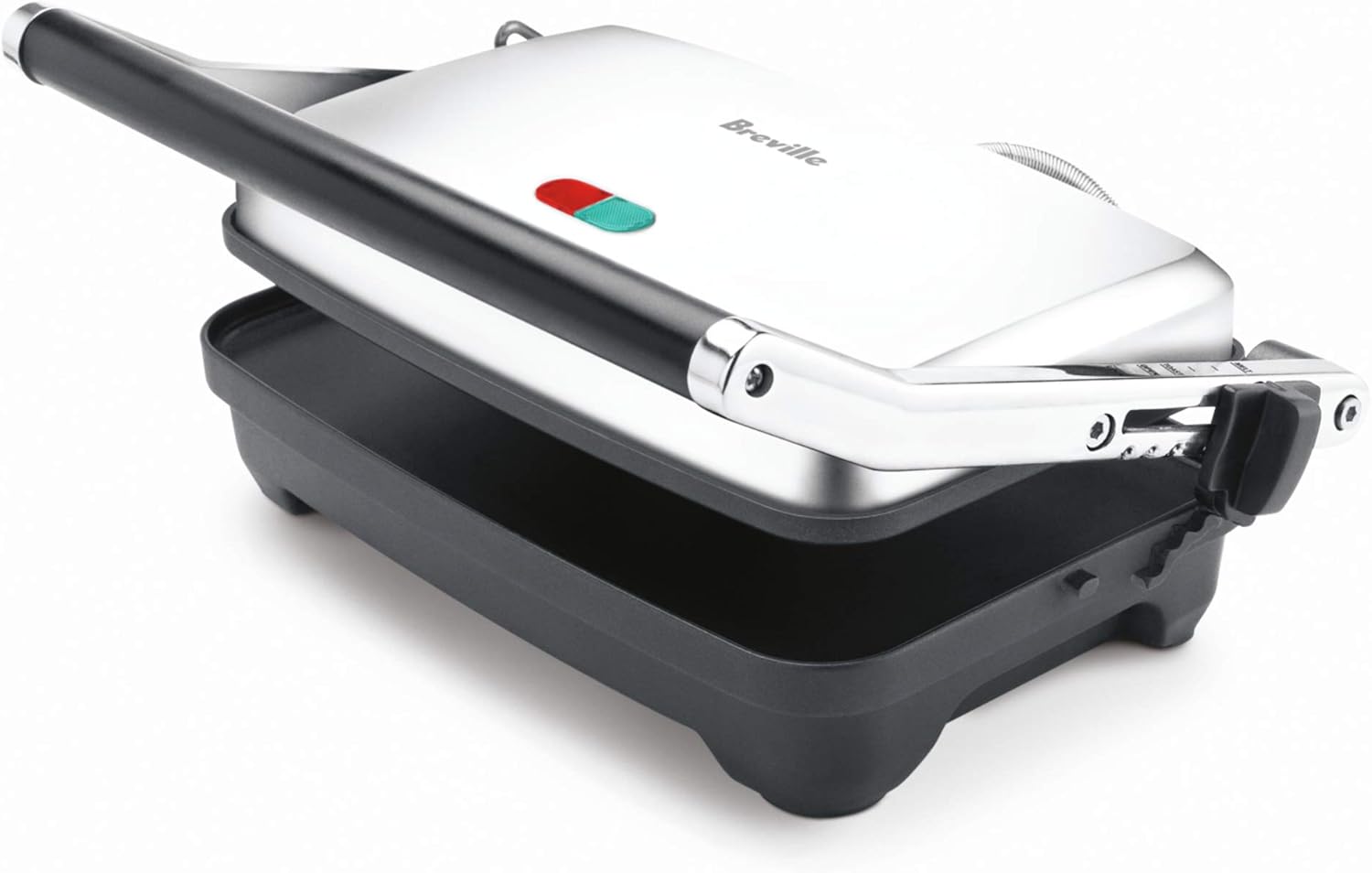 Breville 2 Slice Sandwich Press | Non-Stick Stainless Steel Adjustable Height Bagel Jaffle Maker