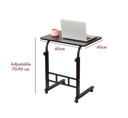 Portable Laptop Stand | Food Tablet Tray Standing Bed Table Height Adjustable