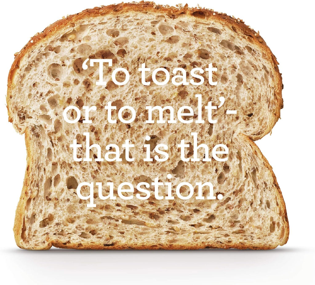 Breville 2 Slice Sandwich Press | Non-Stick Stainless Steel Adjustable Height Bagel Jaffle Maker