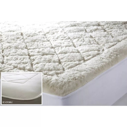 Jason Queen Bed Reversible Fitted Underlays Australian Wool 550GSM