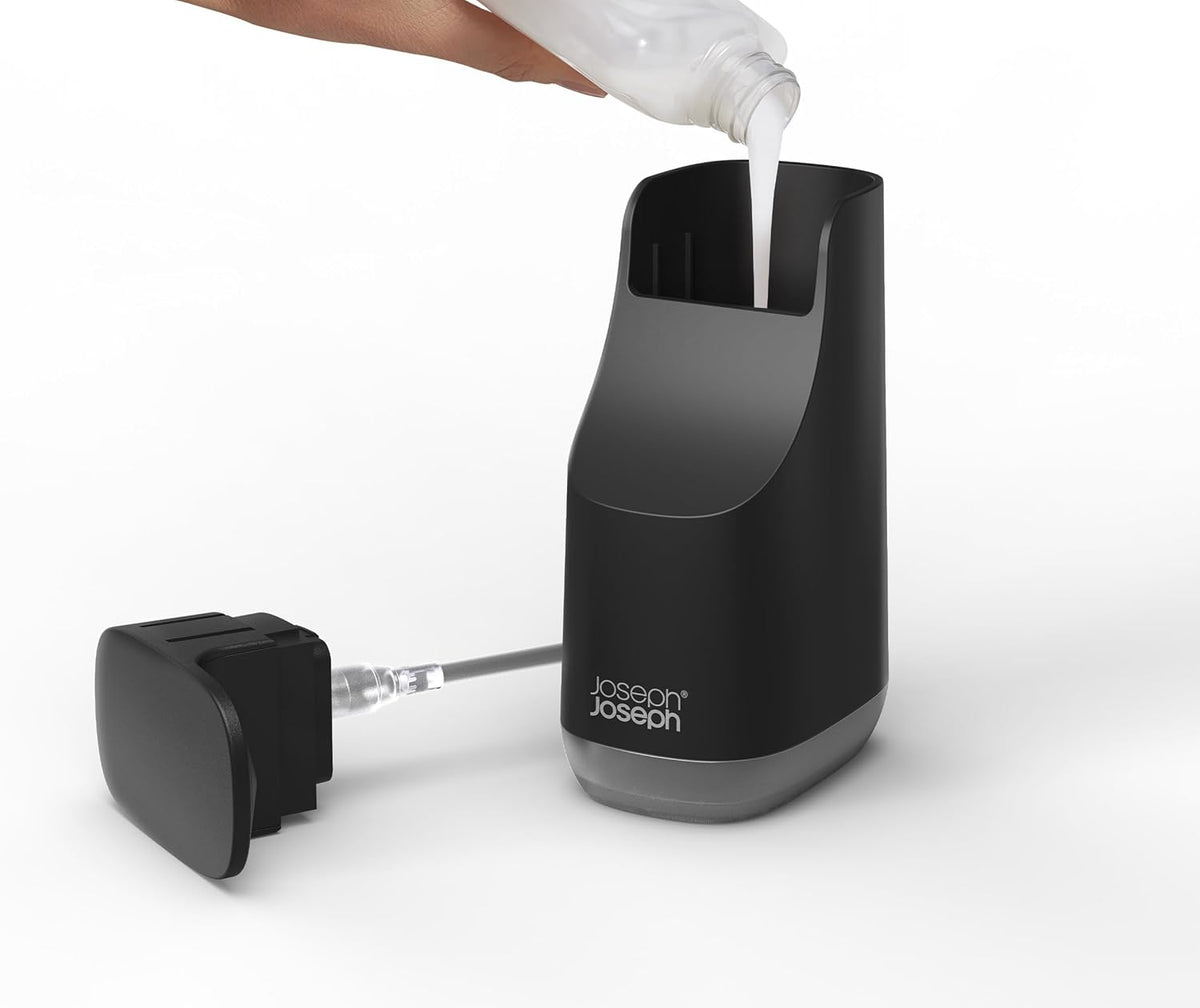 Joseph Joseph Soap Dispenser, Liquid Bathroom Kitchen Hand Wash Nozzle Easy-Pump Head Refillable Home Easy Use