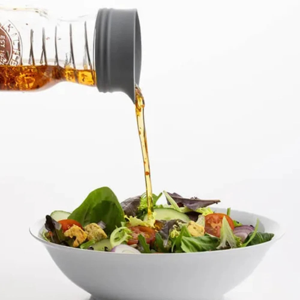 Salad Dressing Marinate Oil Vinegar Mustard Mix Maker Pourer Serving Sauce Bottle Pouring Spout 500ml
