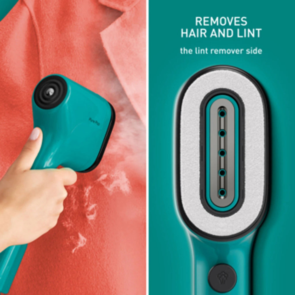 Handheld Garment Steamer | Tefal Pure POP | Iron Free Garment Care | Purifying Antibacterial Steam