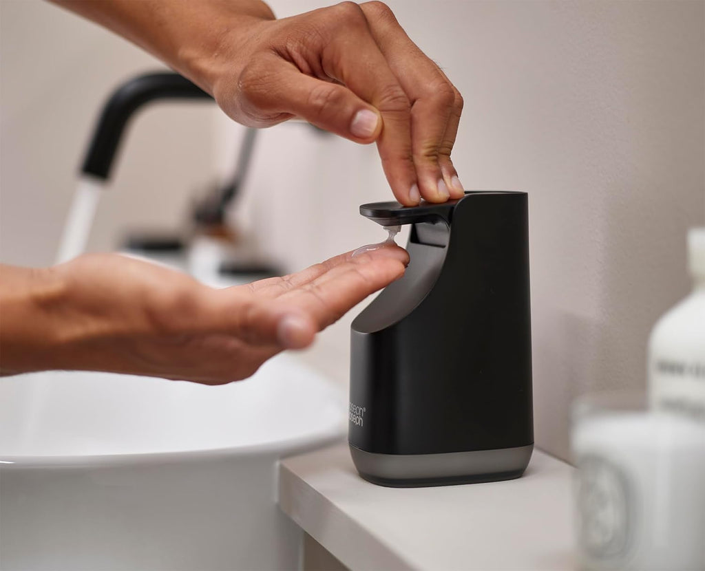 Joseph Joseph Soap Dispenser, Liquid Bathroom Kitchen Hand Wash Nozzle Easy-Pump Head Refillable Home Easy Use