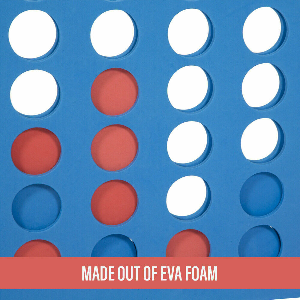 Giant Connect 4 Family Garden Game | Outdoor Kids Party Four-In-A-Row Connect Four Game