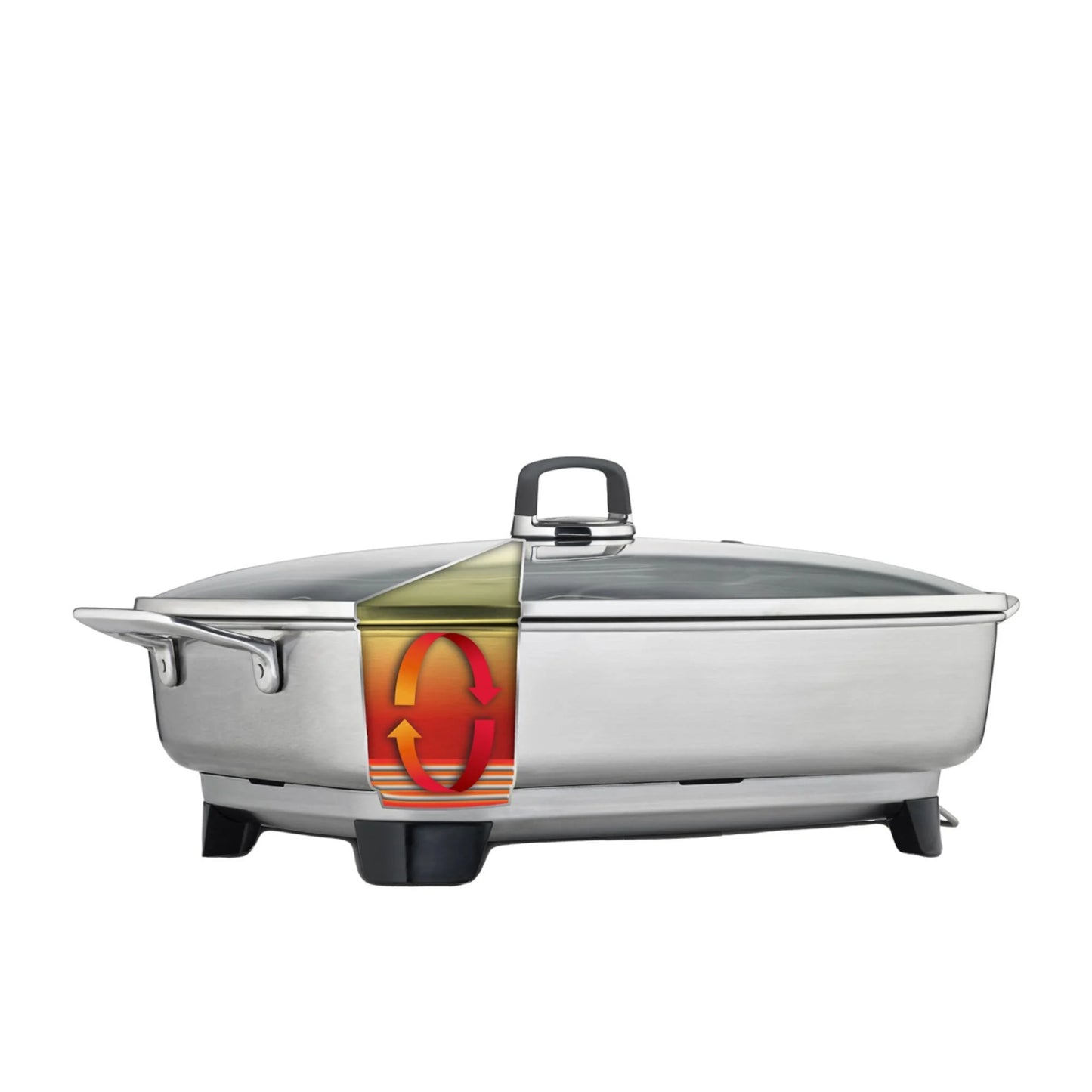 Sunbeam Banquet Frypan | Electric Stainless Steel Family Frying Pan Kitchen Cooker