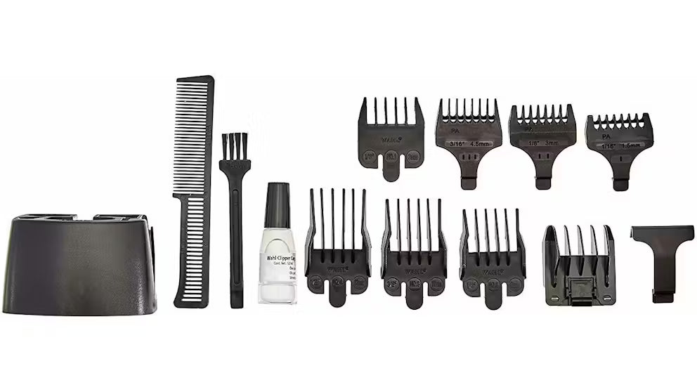 Wahl Beard Stubble Mustache Trimmer | Cord/Cordless Clipper Shaver 60mins Rechargeable | Facial Hair Clipper