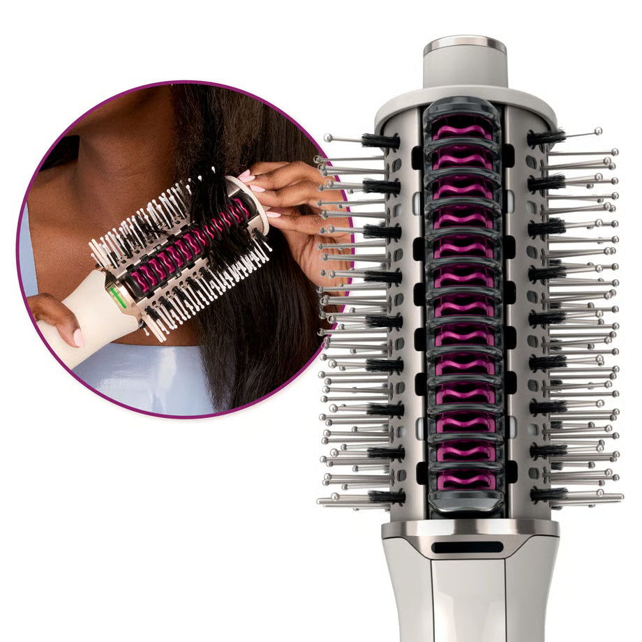 Shark Heated Hair Blow Dry Brush Womens Straightener Comb Smoother Wet to Dry Volumiser