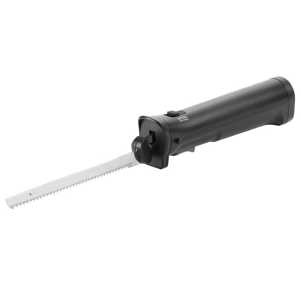 Cordless Electric Knife Carving Meat Bread Cheese Cutting Tool Slicer Stainless Steel Blades