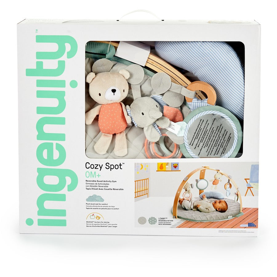 Ingenuity Baby Gym Activity Mat Playmat | Tummy Time Kick & Play Piano Gym Toddler Newborn Infant