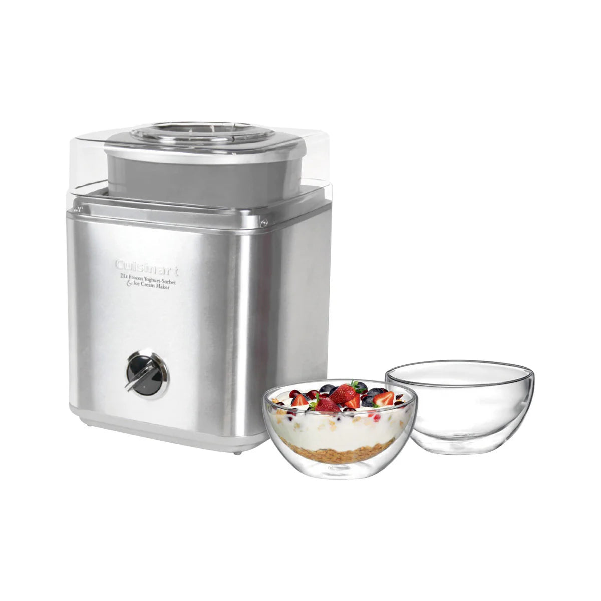 Cuisinart Ice Cream Maker | 2L Sorbet Frozen Dessert Machine | Ice Cream Mixing Machine