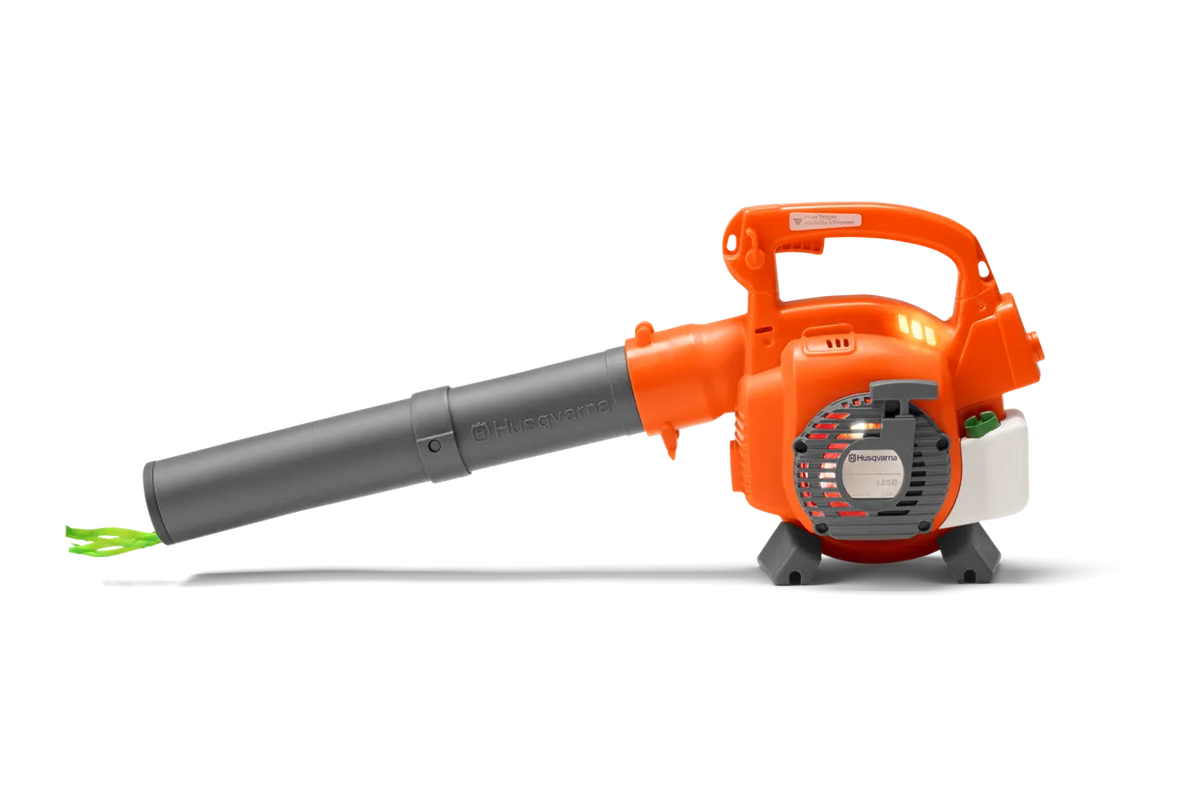 Husqvarna Toy Leaf Blower | Pretend Grass Leaf Blowing Tool Kids Gardening | Preschool Toddler Toys