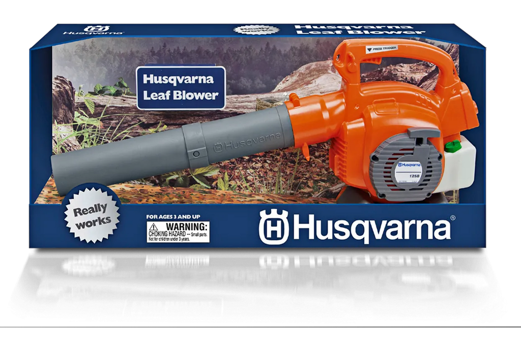 Husqvarna Toy Leaf Blower | Pretend Grass Leaf Blowing Tool Kids Gardening | Preschool Toddler Toys