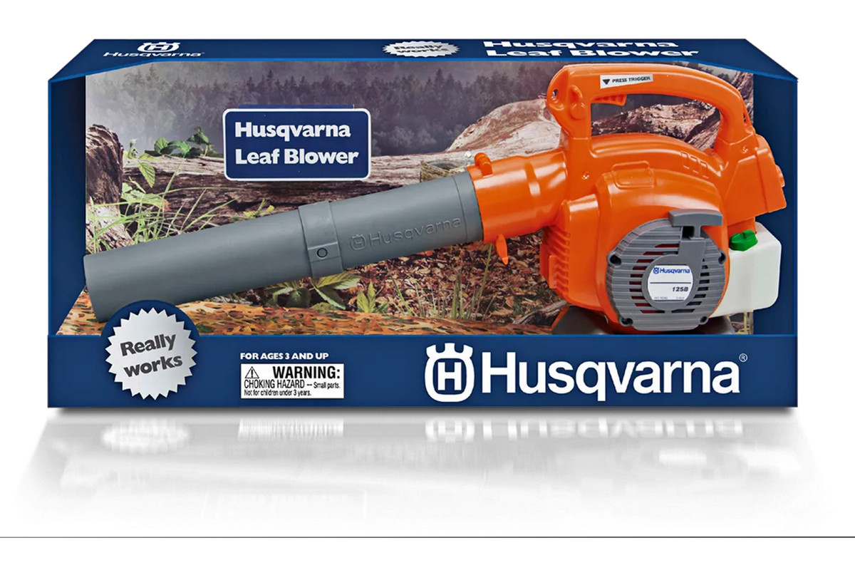 Husqvarna Toy Leaf Blower | Pretend Grass Leaf Blowing Tool Kids Gardening | Preschool Toddler Toys