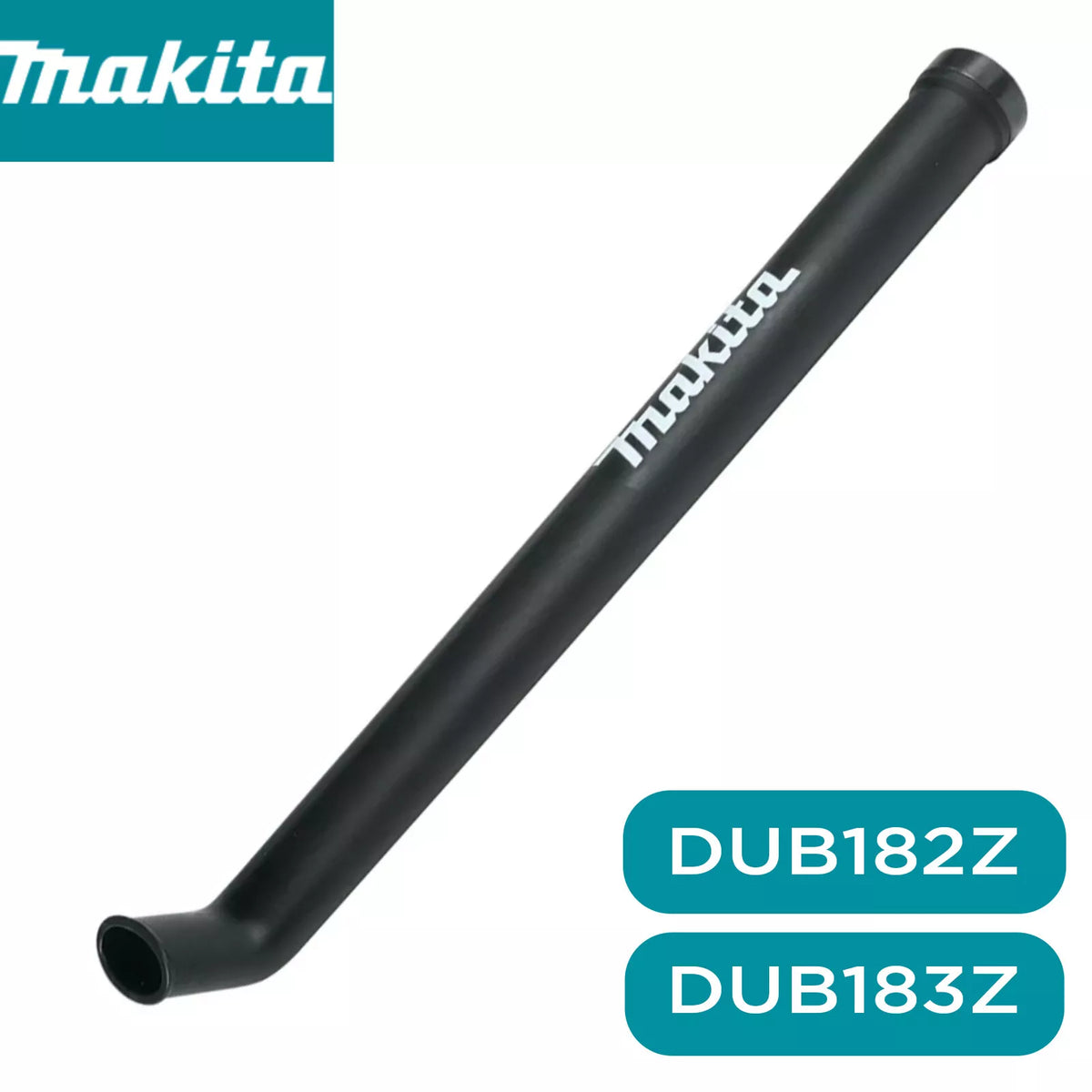 Genuine Makita Leaf Blower Nozzle Long Curved  Flexible Attachment Nozzle Tube