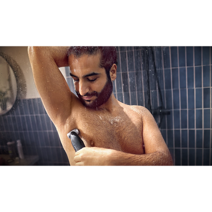 Philips Showerproof Body Shaver | Groin Leg Chest Back Cordless Trimmer | Men's DIY Shaving