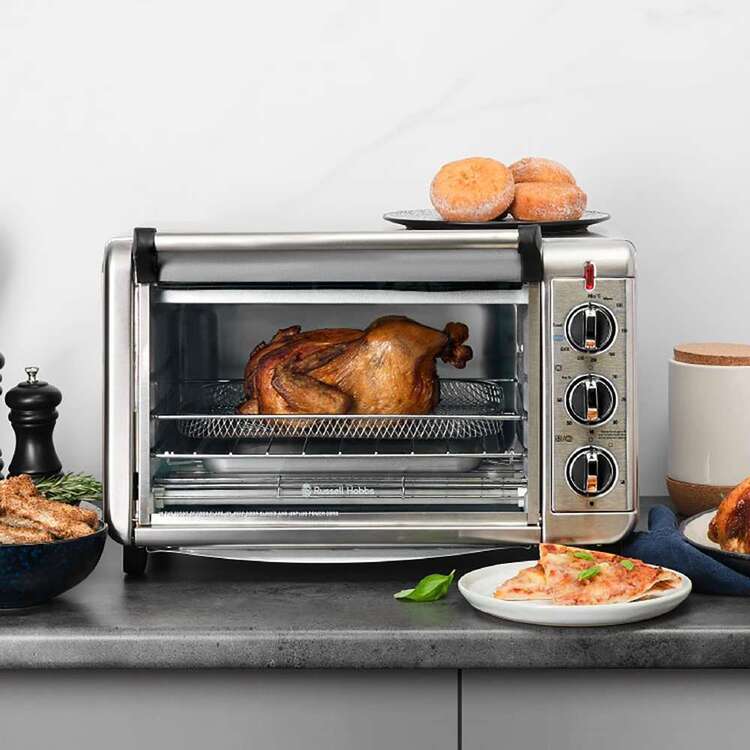 Russell Hobbs Air Fryer Toaster Oven Grill Baker Baking | 1500W Compact Kitchen