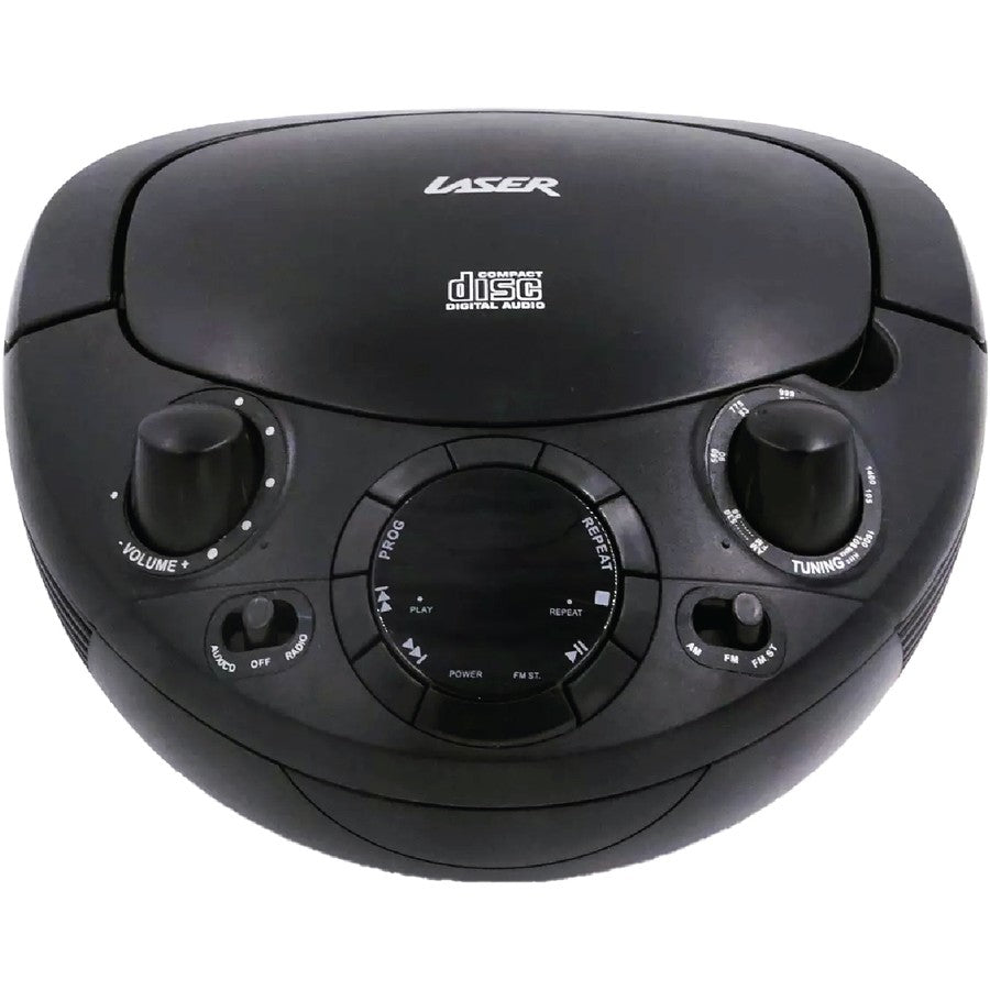 Portable CD Player Boombox Radio AM/FM Stereo speakers AUX Picnic Outdoor