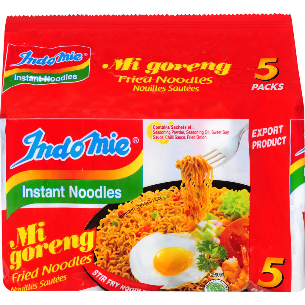 5 Pack Indomie Migoreng Instant Noodles Noodle Packs Original Special