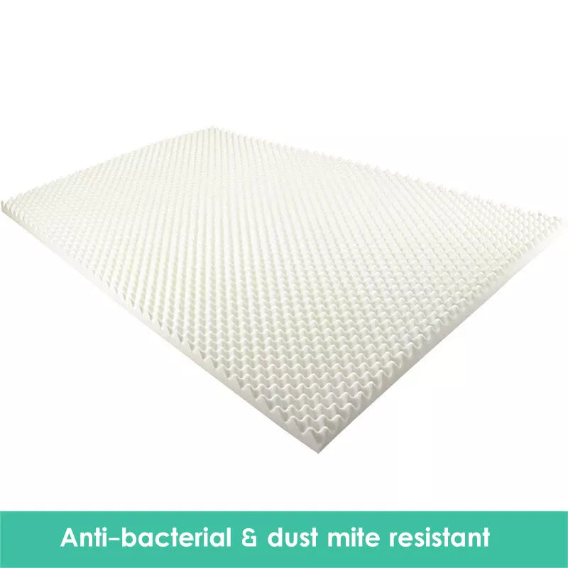 Queen Size Egg Crate Mattress Topper | 5cm Mattress Protector Underlay High Density Foam