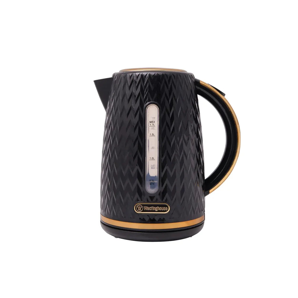 Westinghouse Breakfast Gift Makers Pack | 1.7L Kettle and 4 Slice Toaster | Hot Water Jug Bread Toasting Browning