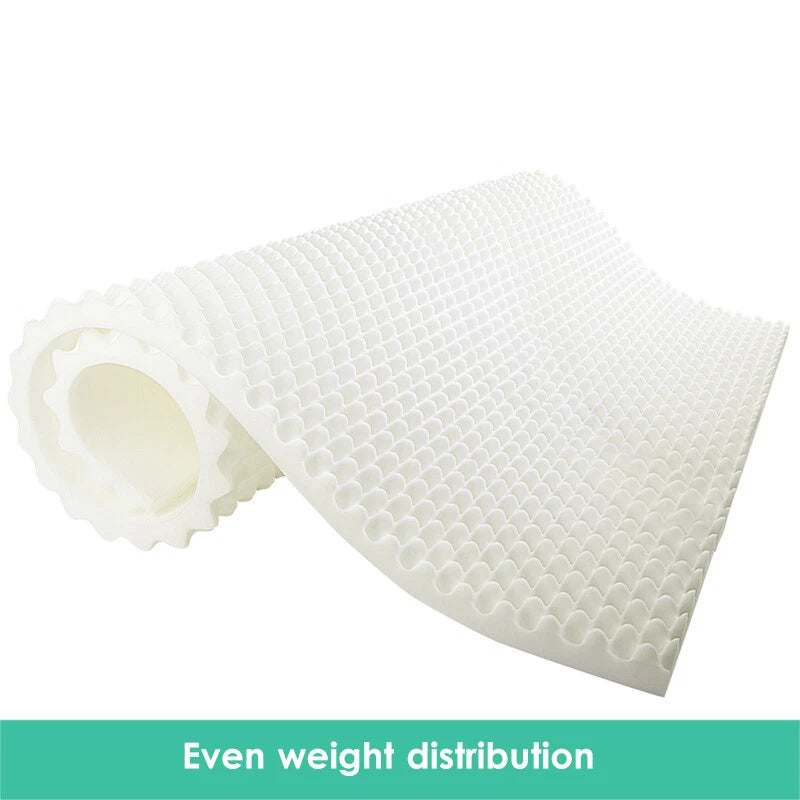 Queen Size Egg Crate Mattress Topper | 5cm Mattress Protector Underlay High Density Foam
