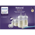 Avent Natural Response | Baby Bottle Starter Set | Newborn Infant Baby Milk Water Bottle Feeding Set