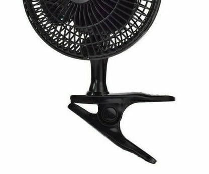 Heller Desk Clip-On Fan | Compact Air Cooler | Bedroom Nightstand Portable Table USB Fan