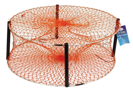 Round Shrimp Eel Lobster Crab  Trap | Collapsible Crawfish Pot Catcher 4 Entry Mesh | Fishing Accessories