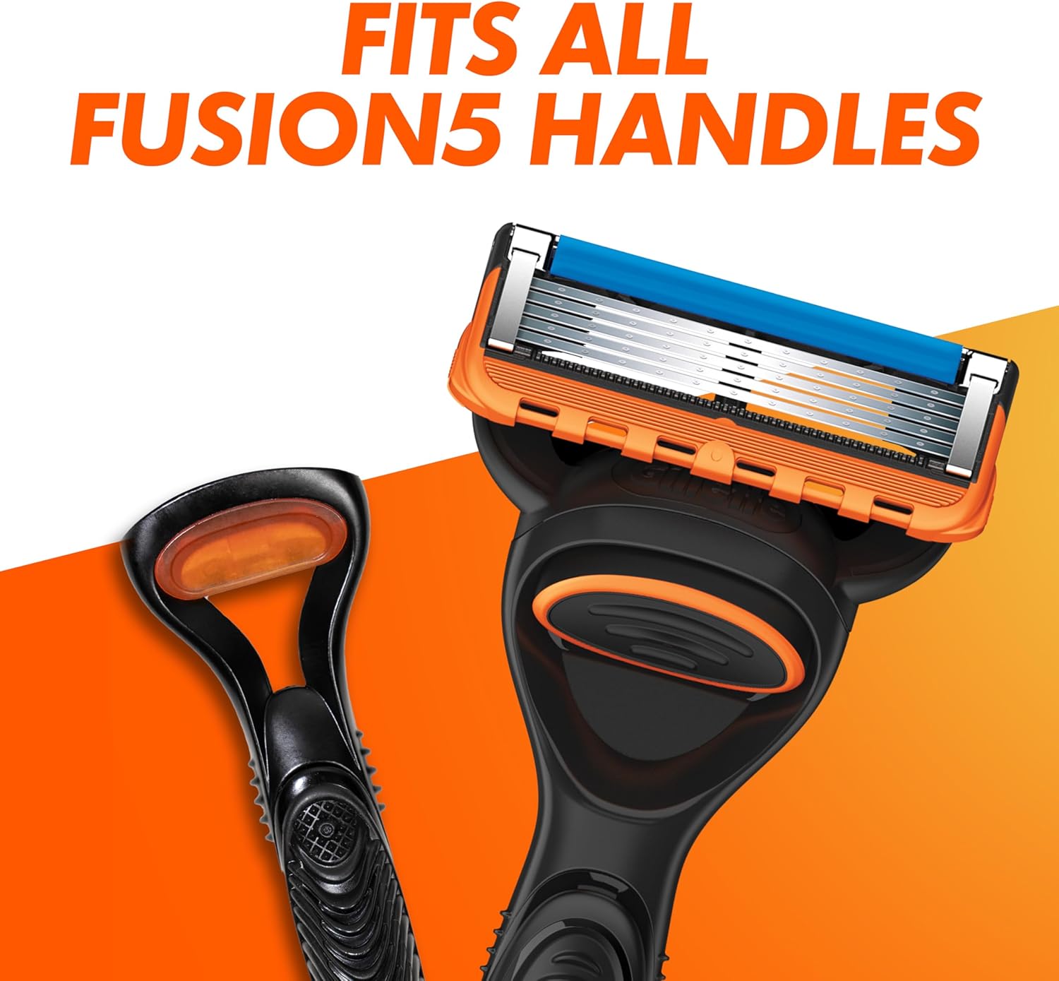 Gillette Fusion 5 Men's Razor 8 PACK | Close-Shaving Shavers | Precision Trimmer for Edging