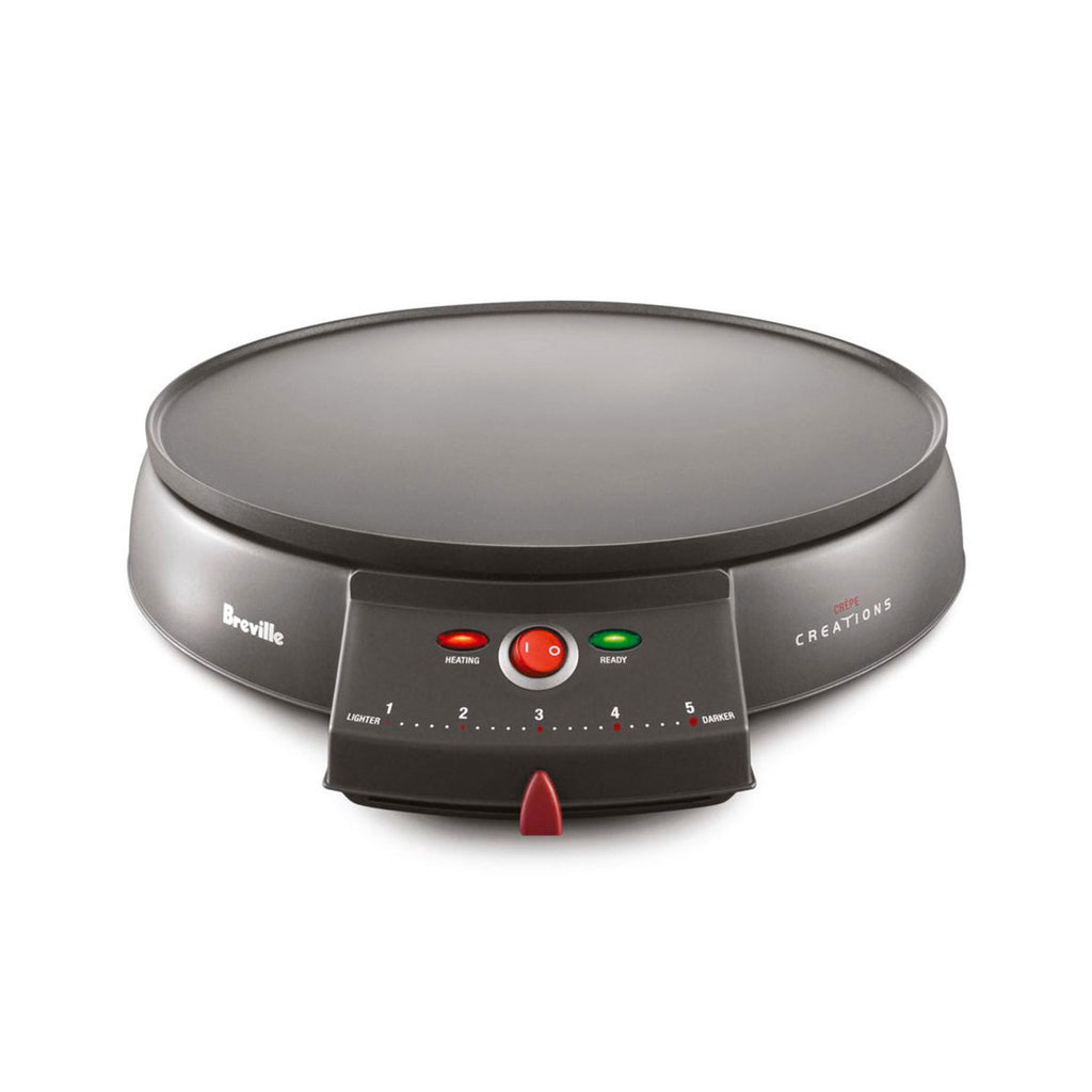 Breville Crepe Maker | Electric Non-Stick Pikelets Pancake Machine | 1000W Baker Hot Plate Cooktop