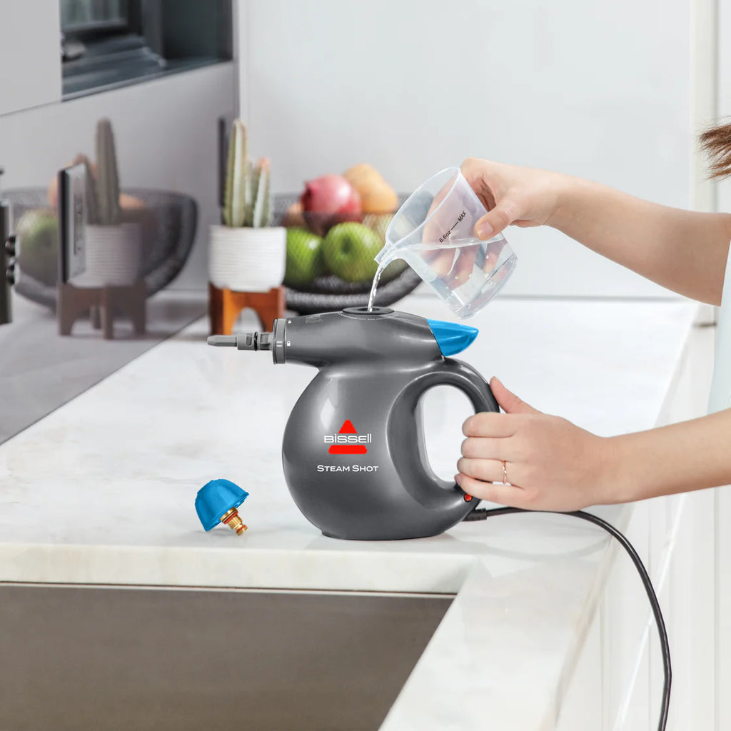 Bissell 1000W Electric Handheld Steamer, Kills 99% of Germs, Steam Power Clean & Sanitise, Chemical-Free Cleaning