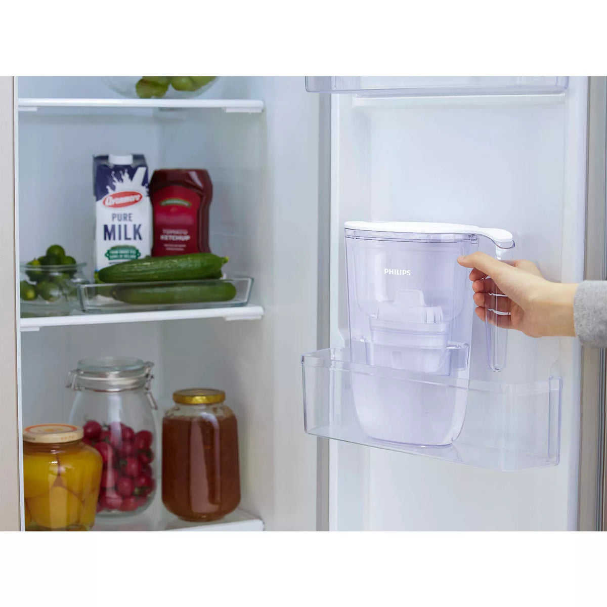 Philips 2.6L Fridge Water Chiller Jug Container Filtered Water Tap Jug Cooler