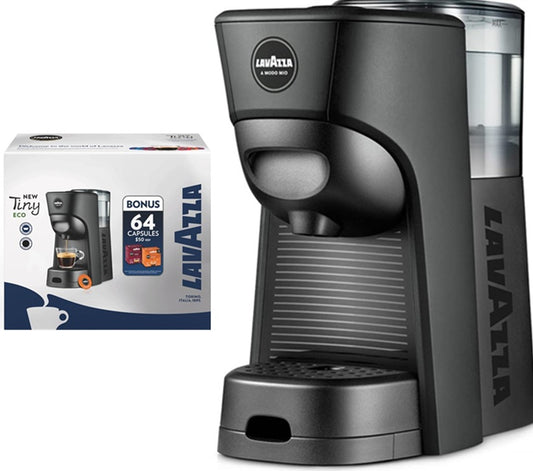 Lavazza Capsule Pod Coffee Machine | Espresso Cappuccino Latte Maker | BONUS 64 PODS INCLUDED