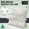 Wedge Cushion Pillow with Bloster | Bed Backrest Breathable microfibre Pillow | Back Neck Shoulder Support