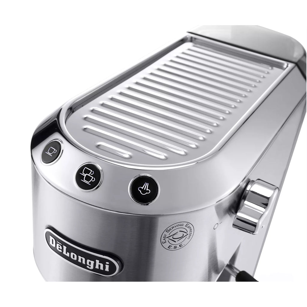De'Longhi Manual Espresso Coffee Machine | Electric Cappuccino Coffee Maker with Milk Frother | Milk Frothing Steam Wand