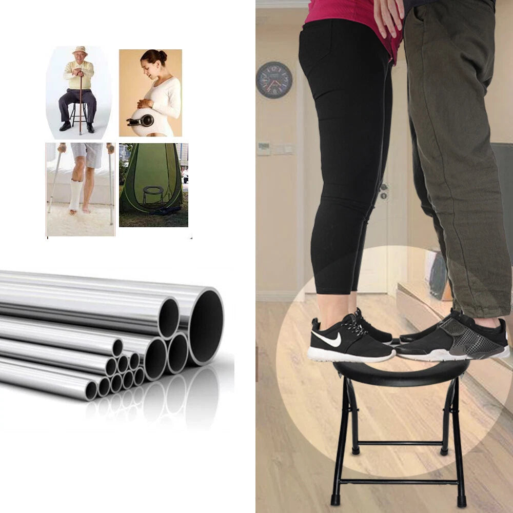 Portable Camping Toilet Seat | Campsite Stool Travel Camp Outdoor Poo Wee