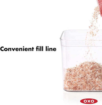 OXO 4 PC Container Storage Set | Mini Leftover Food Store Meal Prep Spice Nut Herb Airtight Craft Sewing