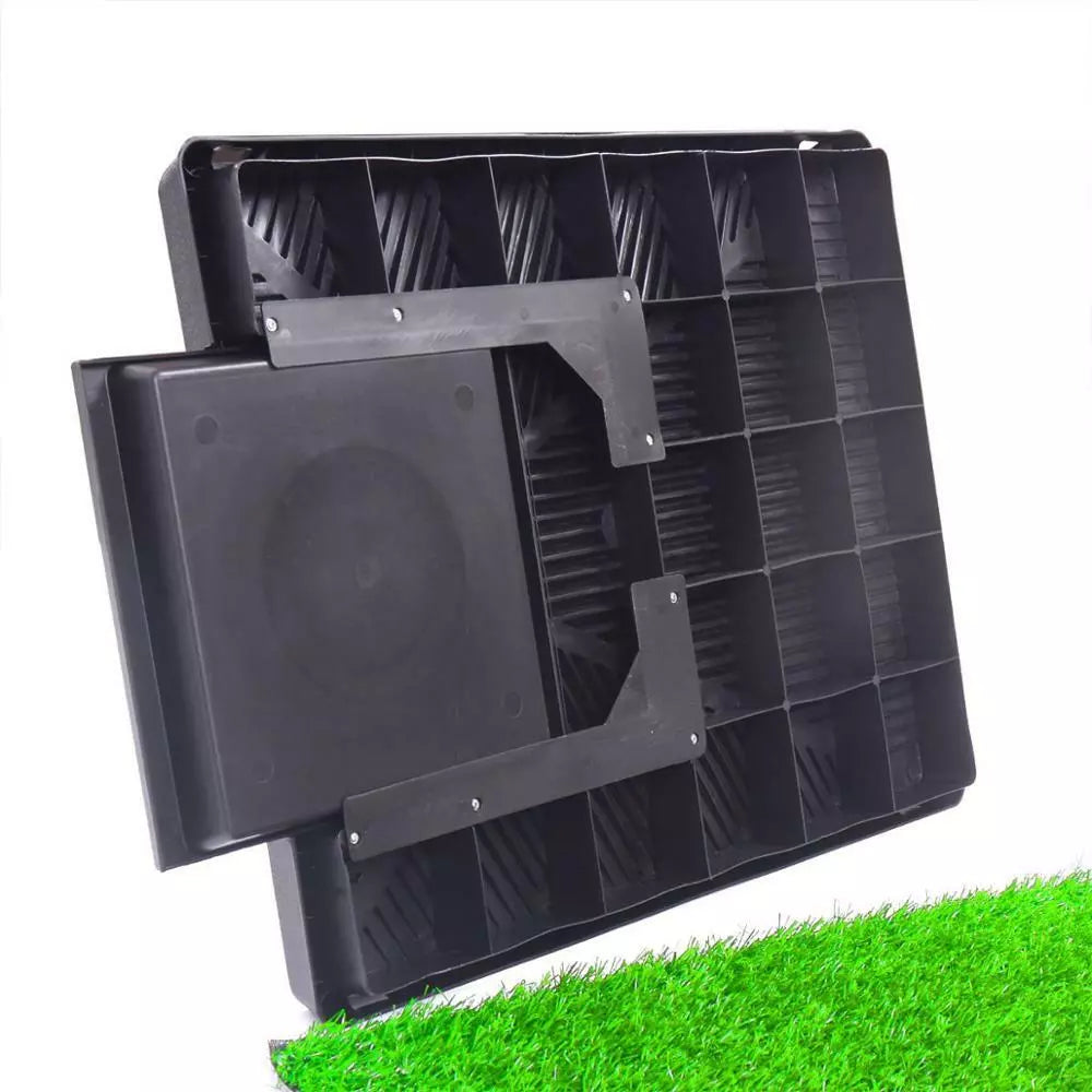 Indoor Dog Pet Grass Potty Poo Wee Toilet Training Portable Pad Tray Turf Vetinary