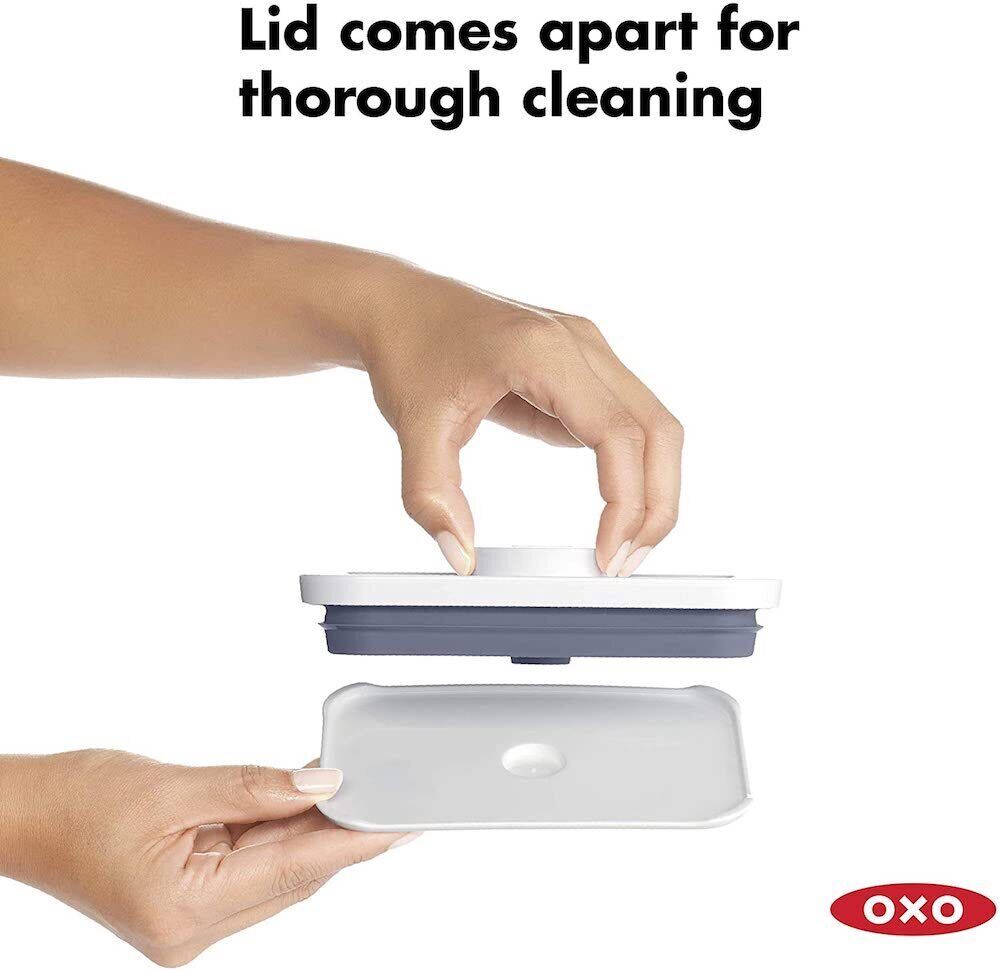 OXO 4 PC Container Storage Set | Mini Leftover Food Store Meal Prep Spice Nut Herb Airtight Craft Sewing