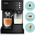Sunbeam Barista Coffee Machine | Espresso, Latte & Cappuccino Coffee Maker | Home Office Ground Coffee Machine with Milk Frother