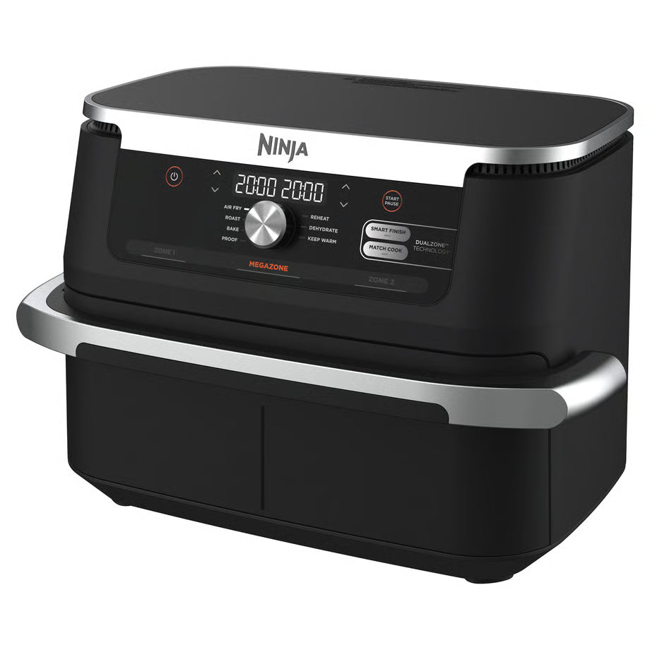 Ninja Air Fryer Dual Basket | 2x 5.2L Double Tray Airfrying Healthier Cooking | Air Roast Dehydrate