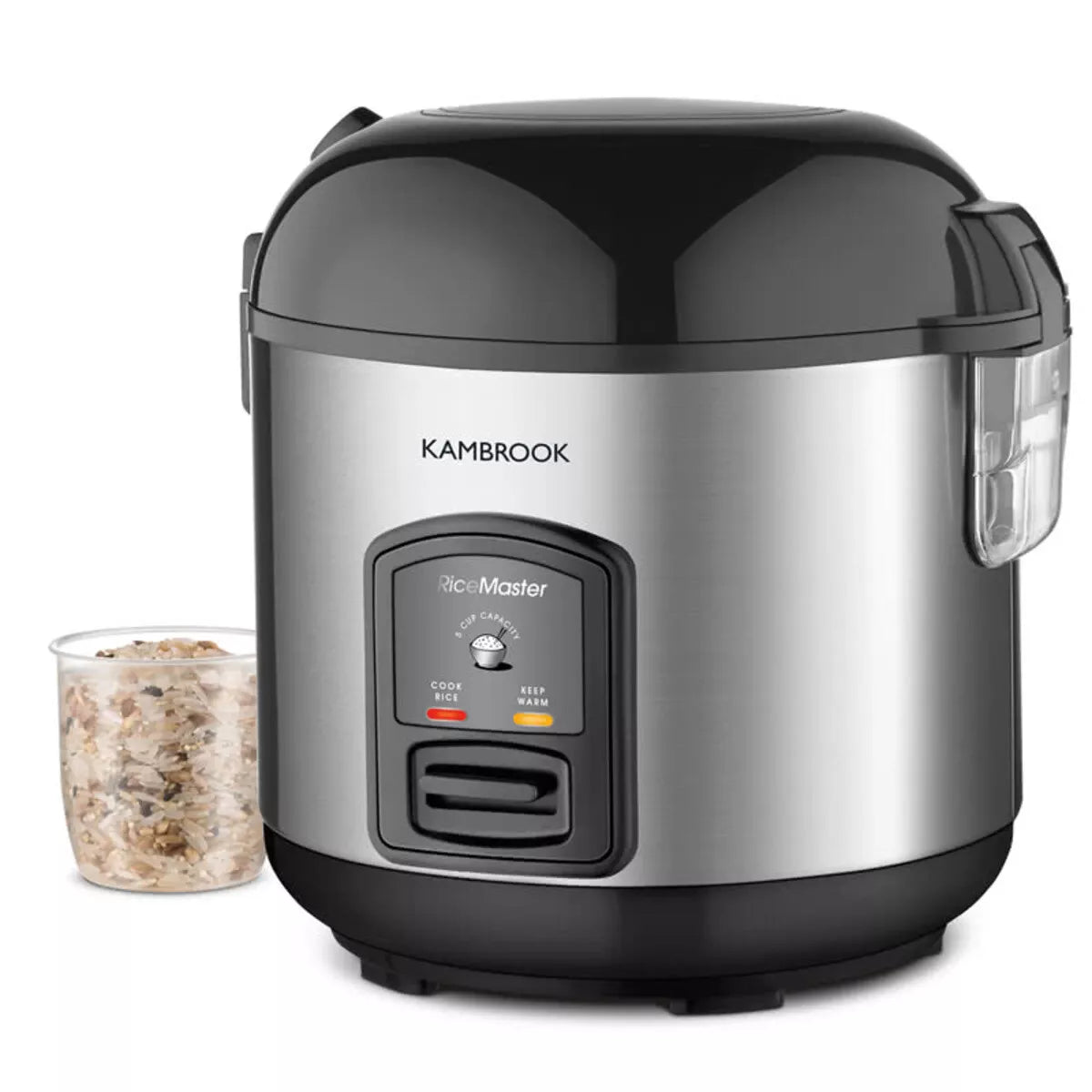 Kambrook Rice Cooker & Vegetable Fish Steamer | 5 Cup Non-Stick Rice Cooking Machine