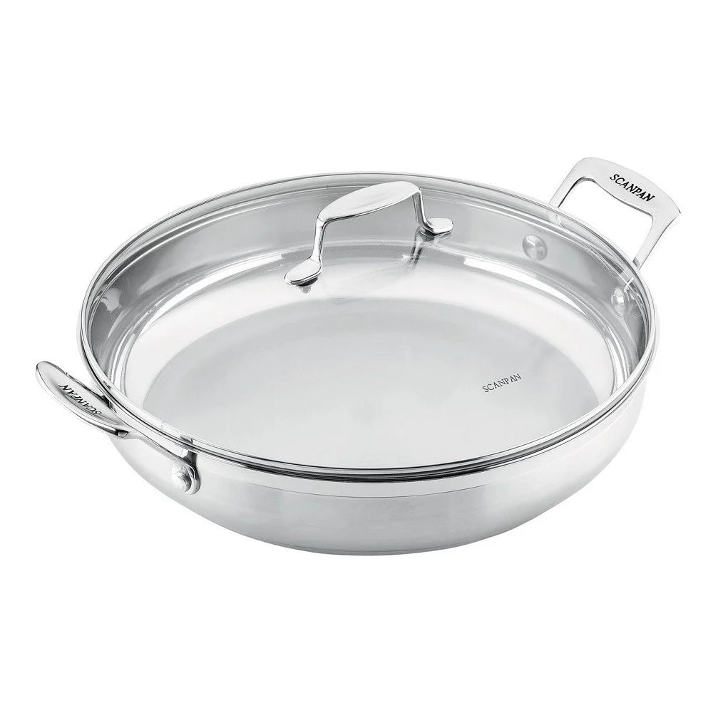 Scanpan Impact Frypan 32cm Sainless Steel Skillet Saucepan Frying Pan