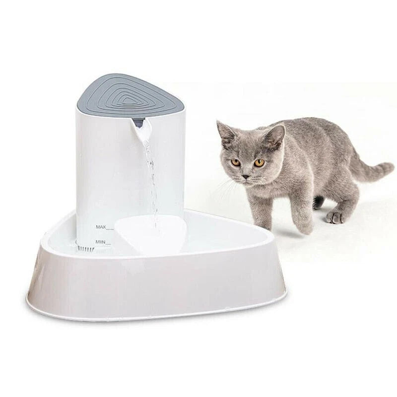 Electric Pet Cat Drinking Dispenser Drinking Fountain Anti-bacterial PP Resin Filtered Water