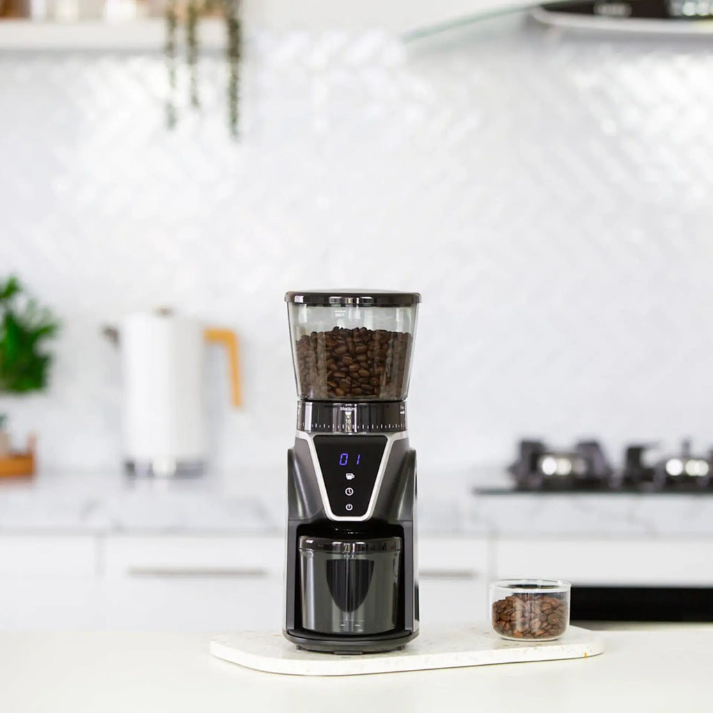 Electric Burr Coffee Bean Grinder | 31 Grind Settings Milling Coffee Bean Machine | Auto Grinding