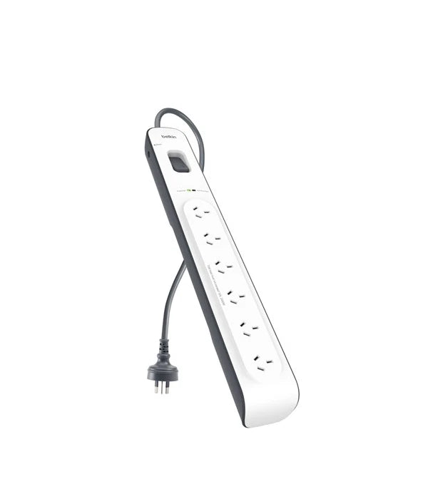 Belkin 6 Port Surge Protector Power Board Device Protection for Printer, Computer, Game Consoles and Printers