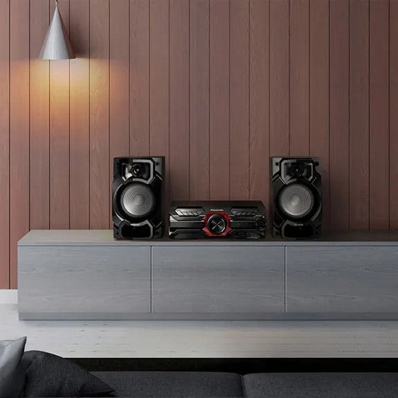 Panasonic HIFI Music Stereo System - 450W Powerful Immersive Sound, Bluetooth Speakers, USB Playback, FM Radio